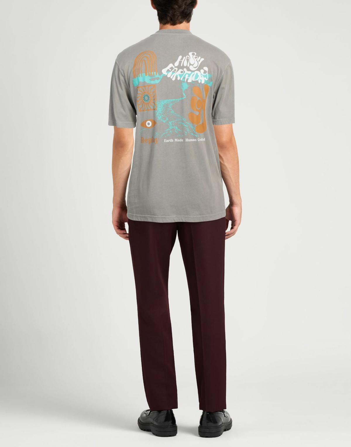 Replay Mens T-shirt in Grey