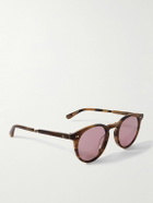 Mr Leight - Luckman S Round-Frame Tortoiseshell Acetate and Gold-Tone Sunglasses