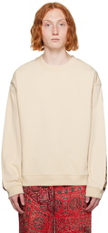 Karu Research Yellow Paneled Sweatshirt