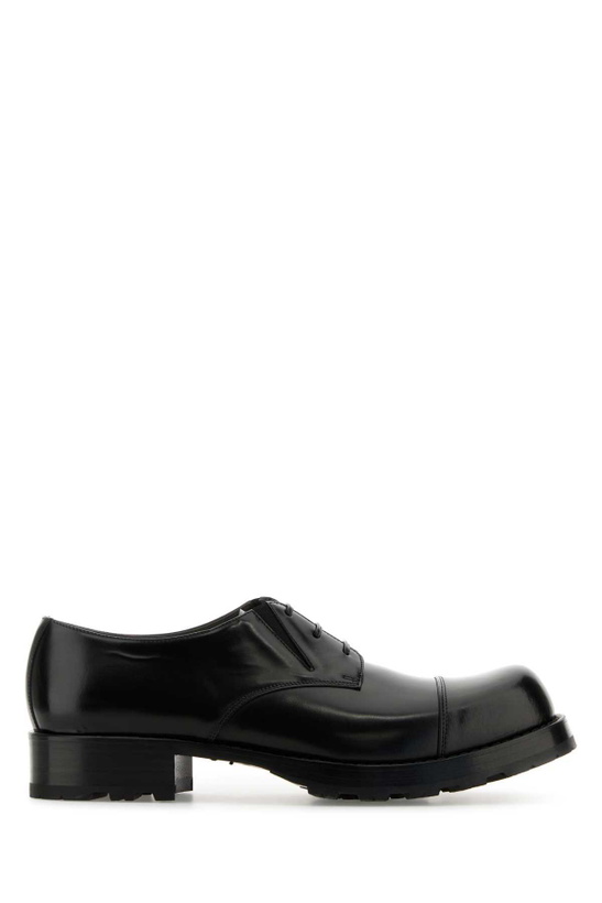 Photo: Random Identities Black Leather Lace-up Shoes