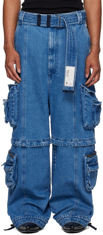 Photo: LU'U DAN Blue Zip-Off Jeans