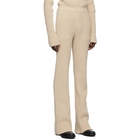 Ludovic de Saint Sernin Beige Flared Trousers