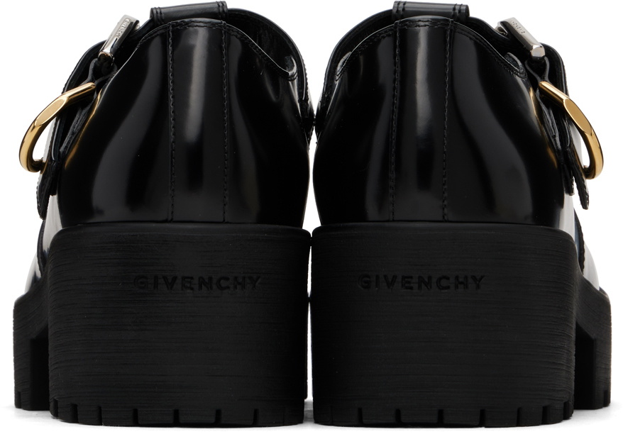 Givenchy Black Voyou Baby Loafers