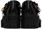 Givenchy Black Voyou Baby Loafers
