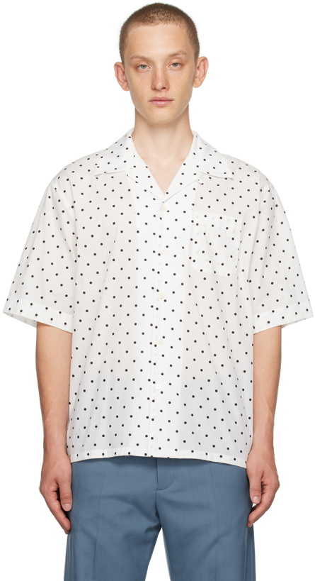 Photo: Marni White Polka Dot Shirt