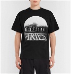 Aries - Moonhenge Printed Cotton-Jersey T-shirt - Men - Black