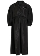 Simone Rocha Signature Embellished Shell Midi Dress Black