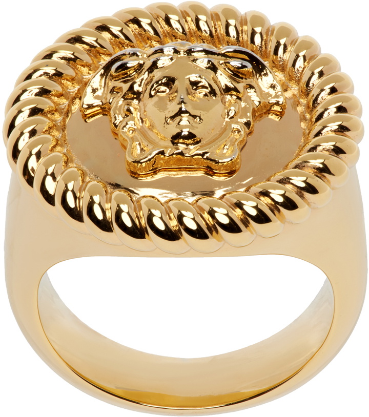 Photo: Versace Gold Medusa Ring