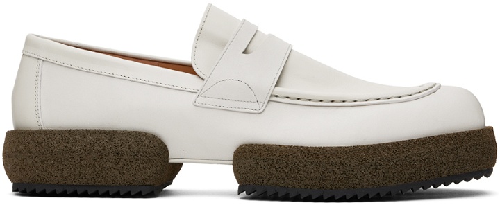 Photo: Dries Van Noten Off-White Platform Loafers