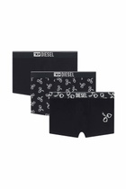 Diesel Three-pack boxer briefs with handcuff motif - Trunks - Man -