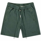 Represent Men's Blank Shorts in Vintage Green