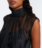 Simkhai Shirya fringed organza minidress