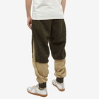 JW Anderson Men's Colour Block Track Pants in Forest Green