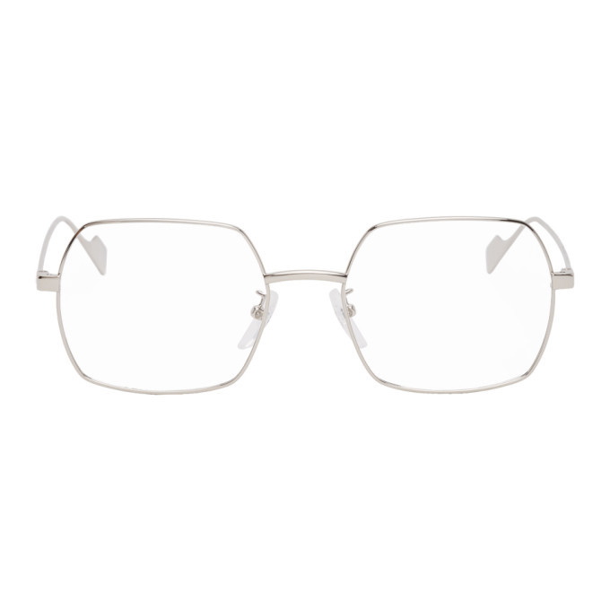 Photo: Balenciaga Silver Square Glasses