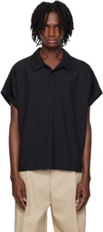 RECTO Black Dolman Sleeve Polo