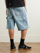 Givenchy - Wide-Leg Carpenter Denim Shorts - Blue