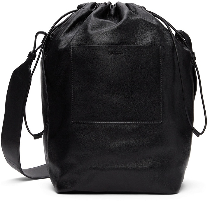 Photo: Jil Sander Black Drawstring Shoulder Bag