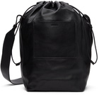 Jil Sander Black Drawstring Shoulder Bag