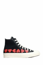 Comme des Garçons Play Chuck 70 Cdg High Sneakers In Black Cotton