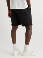 AMIRI - M.A. Logo-Print Cotton-Jersey Drawstring Shorts - Black