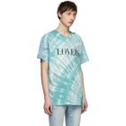 Amiri Blue Tie-Dye Lovers T-Shirt