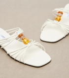 Jimmy Choo Lova beaded leather sandals