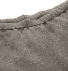 Needles - Fleece-Back Cotton-Blend Lurex Track Pants - Gold