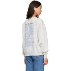 ANINE BING Gray Miles Waves Sweatshirt