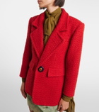 Saint Laurent Wool and silk-blend tweed jacket