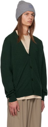 Acne Studios Green Lightweight Cardigan