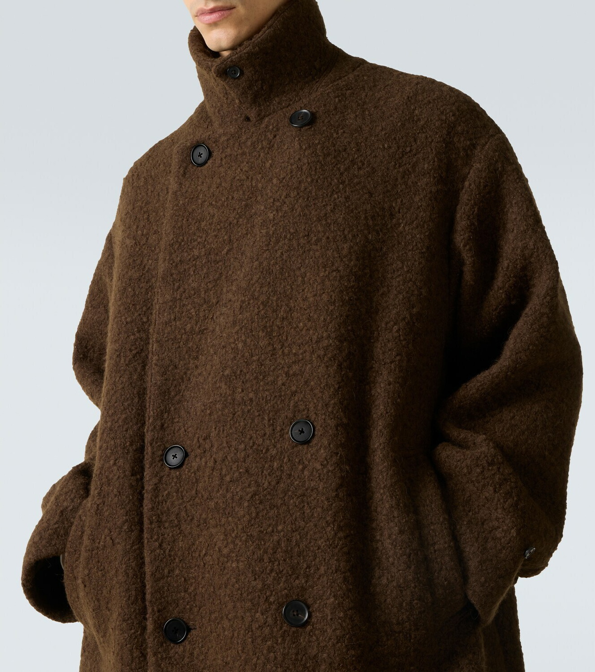 A.Presse Double-breasted wool-blend coat A.PRESSE