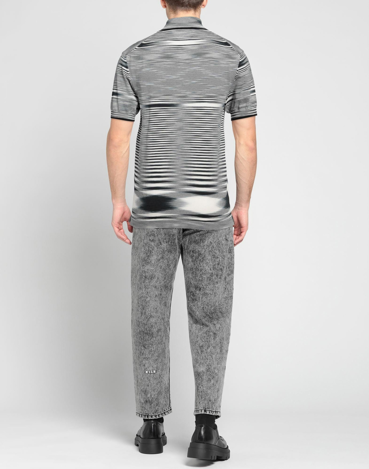 Missoni Mens Polo shirt in Black