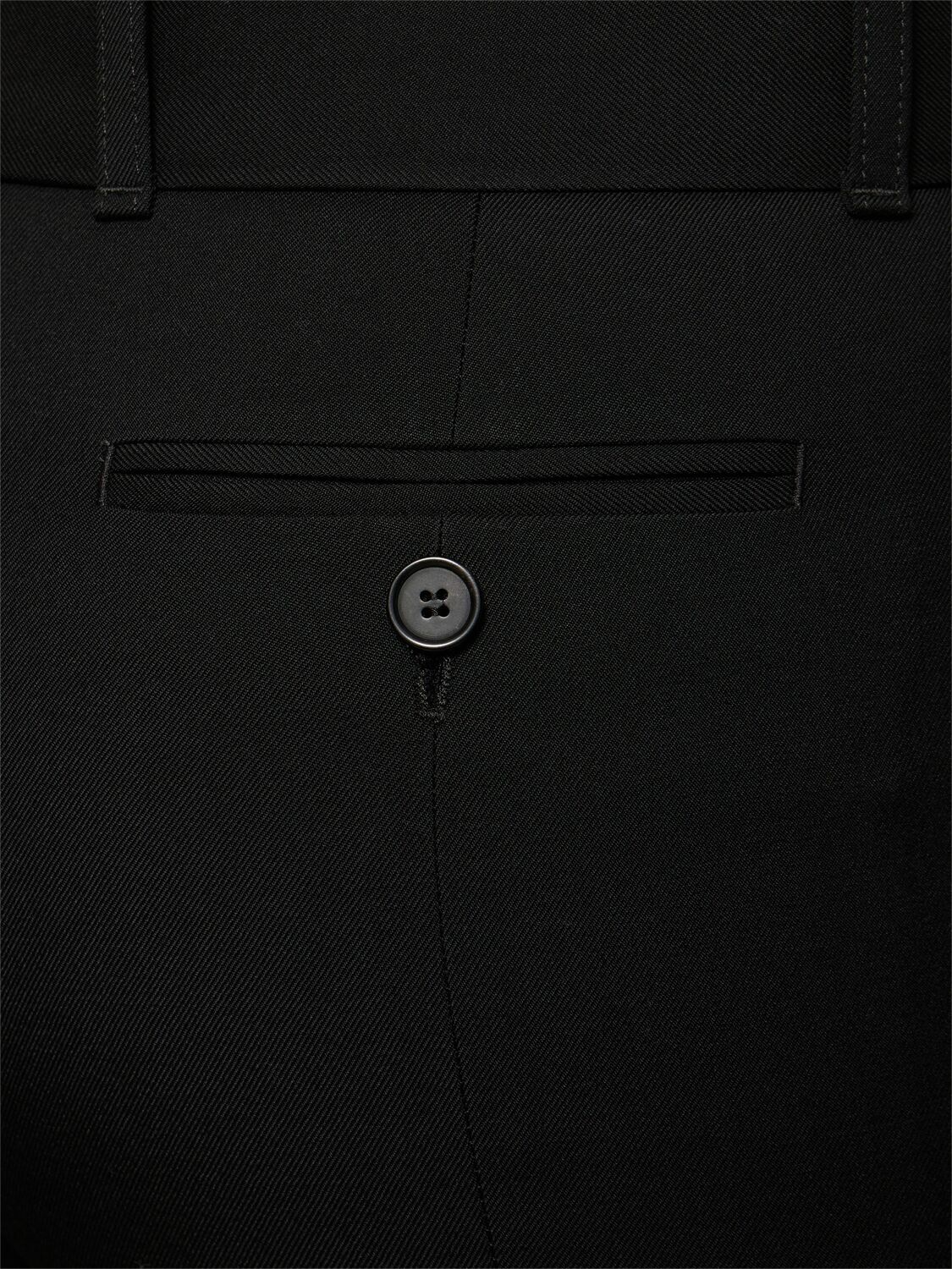 ALEXANDER MCQUEEN Wool Gabardine Pants