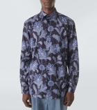Etro Paisley cotton poplin shirt