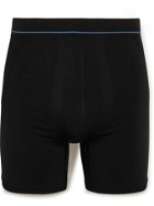 Hamilton And Hare - Stretch-Jersey Boxer Shorts - Black