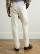 Polo Ralph Lauren - Straight-Leg Cotton-Twill Trousers - Neutrals