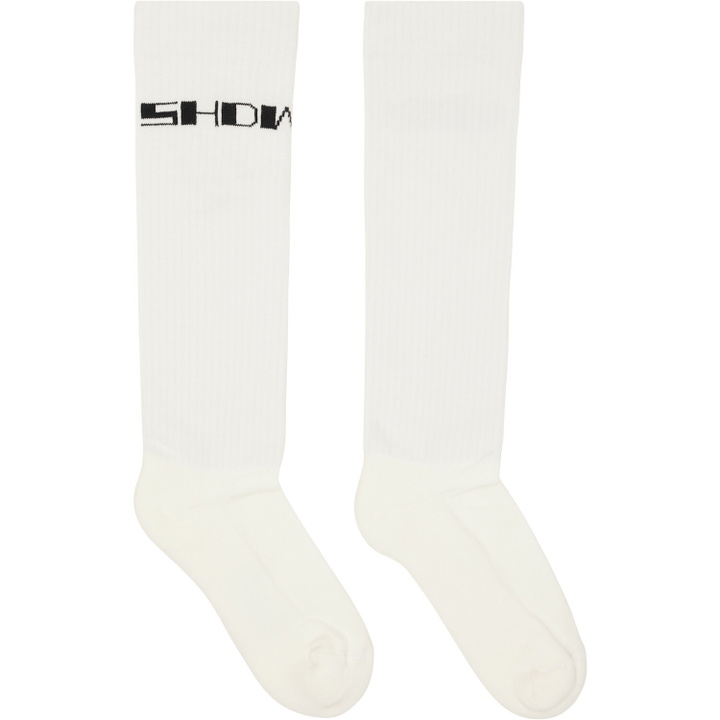 Photo: Rick Owens DRKSHDW White Tower 'DRKSHDW' Socks