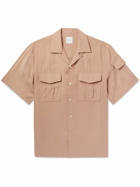 Paul Smith - Convertible-Collar Modal-Blend Shirt - Brown
