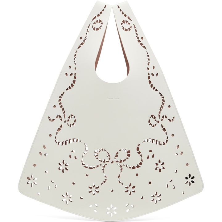 Photo: Simone Rocha Off-White Lasercut Lace Shopper Tote