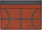 Off-White Orange Basket Card Holder