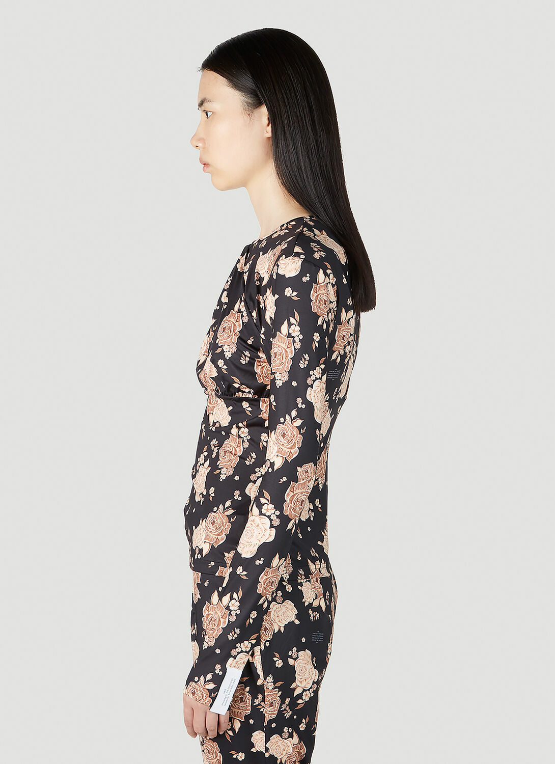 Rokh Floral Jersey Top