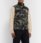 Canada Goose - Garson Slim-Fit Camouflage-Print Quilted Arctic Tech Down Gilet - Green