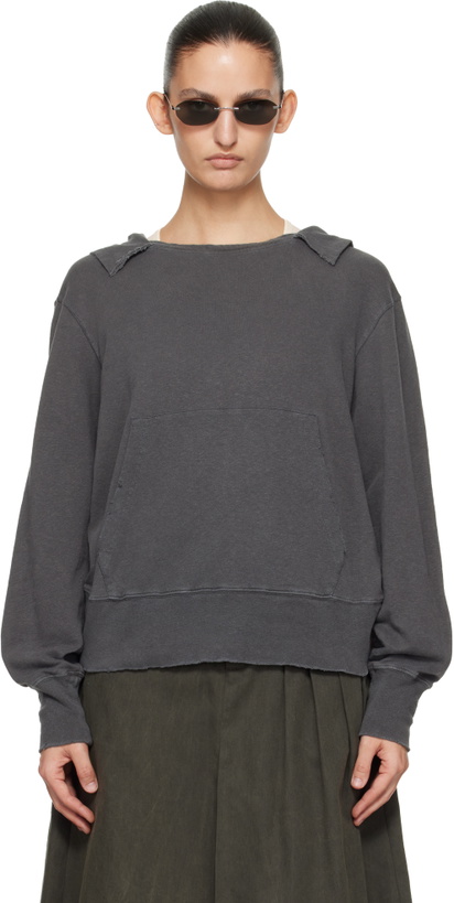 Photo: OUR LEGACY Gray Relic Hoodie
