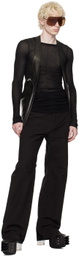 Rick Owens Black Bauhaus Leather Vest