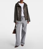 Róhe Checked cotton-blend pajama pants