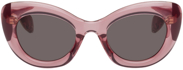 Photo: Alexander McQueen Pink Cat-Eye Sunglasses
