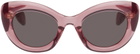 Alexander McQueen Pink Cat-Eye Sunglasses