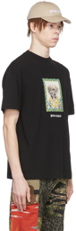 Palm Angels Black Cotton T-Shirt