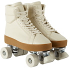 Bottega Veneta Off-White Quilt Roller Skates