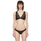 I.D. Sarrieri Black Madeleine Triangle Bra